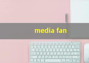 media fan